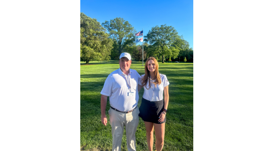 ASGA-interns-jenna-starks-and-robbie-vaught-at-USGA- headquarters